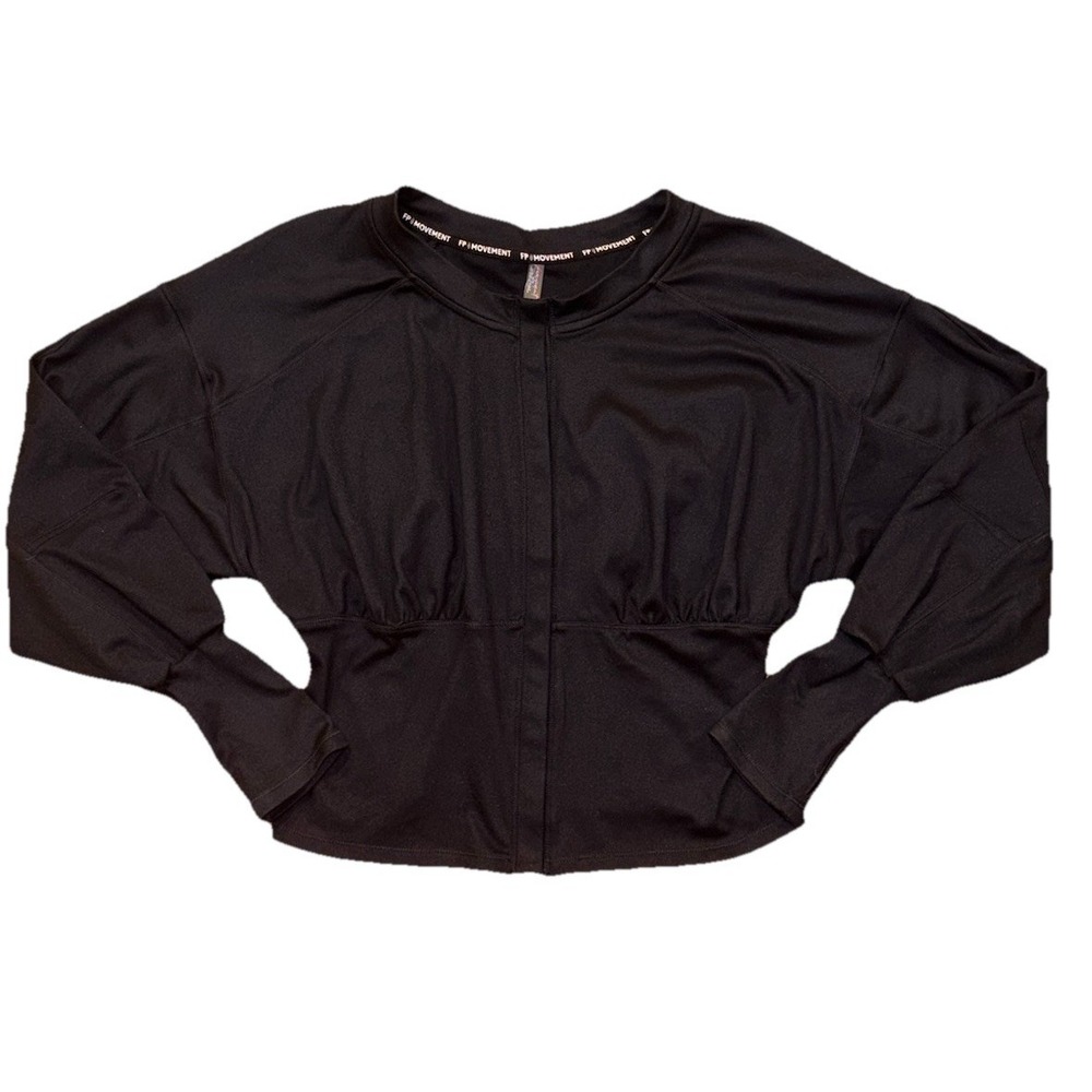 NWT FP Movement Snap Light‎ Weight Jacket Black Women's XL